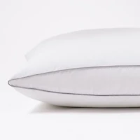 Allied Home Back Sleep Style Oval Gusset Down Alternative Medium Density Bed Pillow