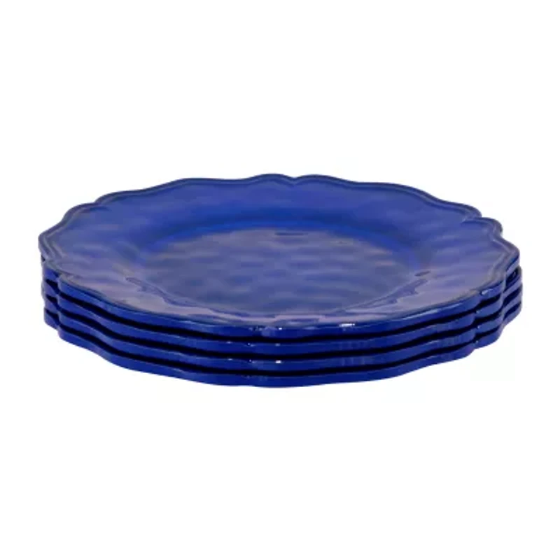 Certified International Crackle 4-pc. Melamine Dinner Plate
