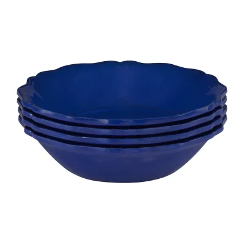 Certified International Crackle 4-pc. Melamine Soup Bowl