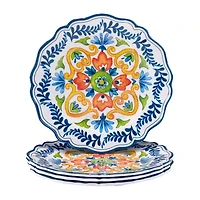 Certified International Flores 4-pc. Melamine Dinner Plate
