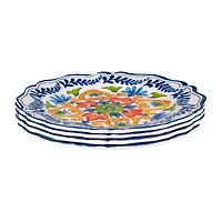 Certified International Flores 4-pc. Melamine Dinner Plate