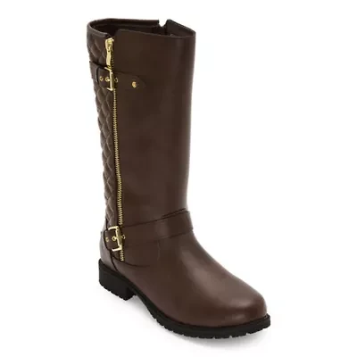 Thereabouts Little & Big Kid Girls Hailey Flat Heel Riding Boots