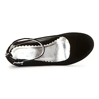 Christie & Jill Layla Girls Round Closed Toe Block Heel Pumps