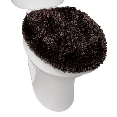 Town And Country Noodle Brown Toilet Lid Cover