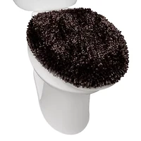 Town And Country Noodle Brown Toilet Lid Cover