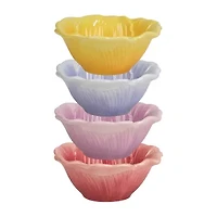 Certified International Hummingsbirds 4-pc. Ceramic Ice Cream Bowl