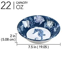 Certified International Sea Life 6-pc. Melamine Soup Bowl
