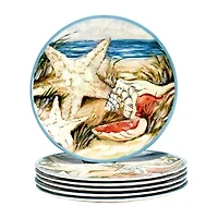 Certified International Seacoast 6-pc. Melamine Dinner Plate