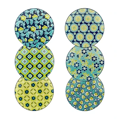 Certified International Tapestry 6-pc. Porcelain Salad Plate