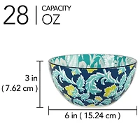 Certified International Tapestry 6-pc. Porcelain Ice Cream Bowl