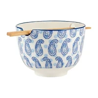Certified International Carnival Blue 2-pc. Porcelain Soup Bowl