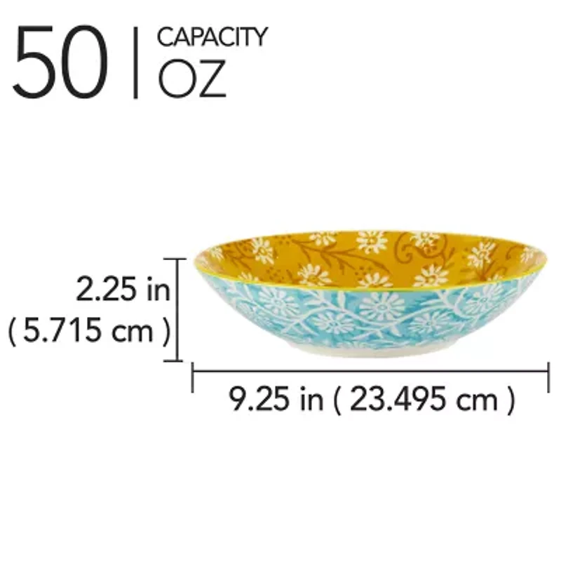 Certified International Carnival Multi 6-pc. Porcelain Soup Bowl