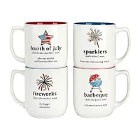 Certified International Patriotic 4-pc. Coffee Mug