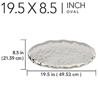Certified International Silver Coast Porcelain Serving Platter