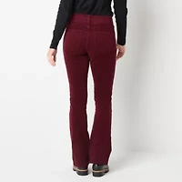 St. John's Bay Secretly Slender Womens Mid Rise Bootcut Corduroy Pant