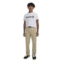 Hurley Big Kid Boys Straight Regular Fit Pull-On Pant