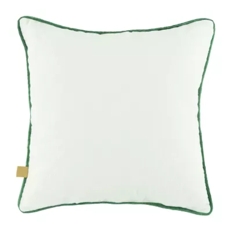 Lenox Holiday Holly Square Throw Pillow