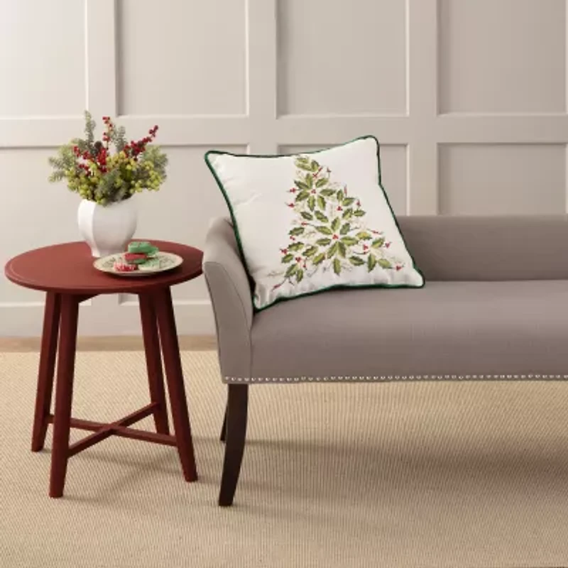 Lenox Holiday Tree Square Throw Pillow