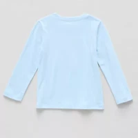 Okie Dokie Toddler & Little Boys Crew Neck Long Sleeve Regular Fit Graphic T-Shirt
