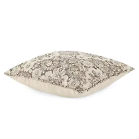 Paisley Feather Filled  Square Throw Pillow