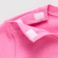 Thereabouts Bling Little & Big Kid Girls Easy-on + Easy-off Round Neck Fleece Adaptive Long Sleeve Sweatshirt