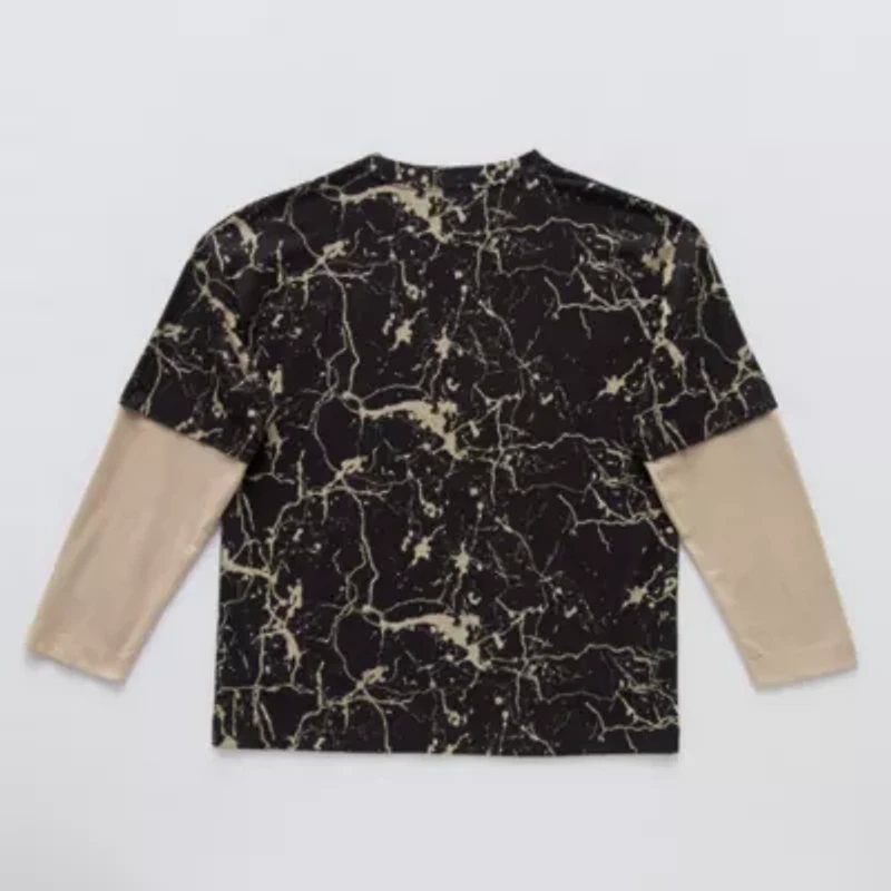 Xersion Little & Big Kid Boys Crew Neck Long Sleeve Active T-Shirt