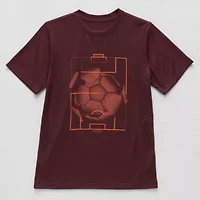 Xersion Performance Little & Big Kid Boys Crew Neck Short Sleeve Regular Fit Graphic T-Shirt