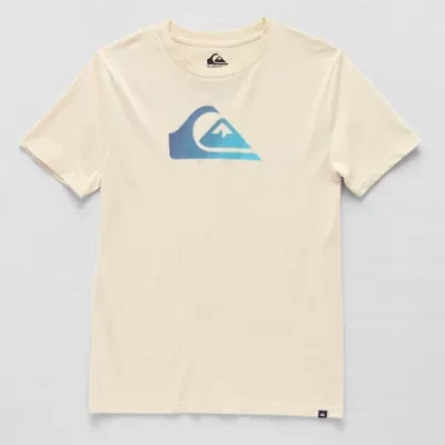 Quiksilver Big Kid Boys Crew Neck Short Sleeve Regular Fit Graphic T-Shirt