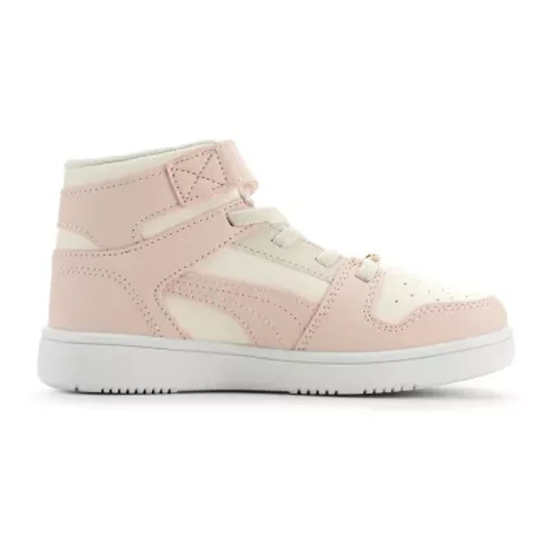 PUMA Rebound Layup Bling Little Kid Girls Basketball Shoes