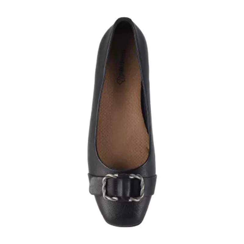 Baretraps Colette Womens Square Closed Toe Slip-On Shoe