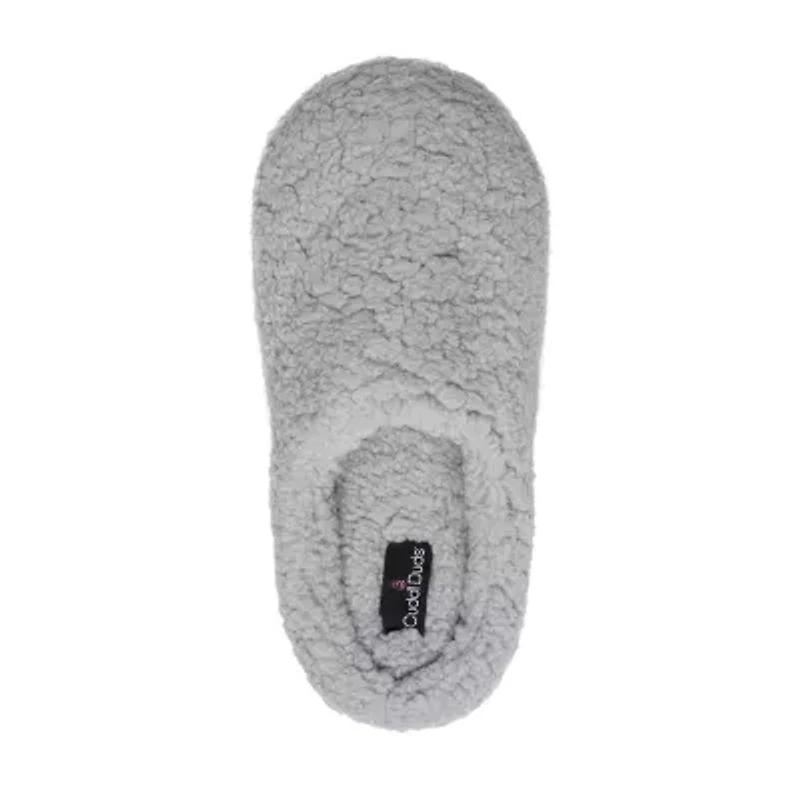 Cuddl Duds Faux Shearling Womens Clog Slippers