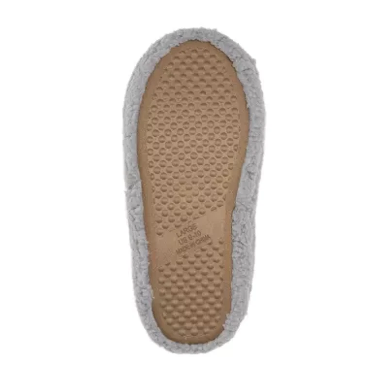 Cuddl Duds Faux Shearling Womens Clog Slippers