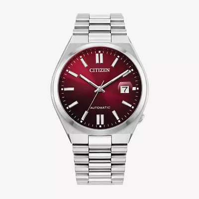 Citizen Tsuyosa Mens Automatic Silver Tone Stainless Steel Bracelet Watch Nj0150-56w