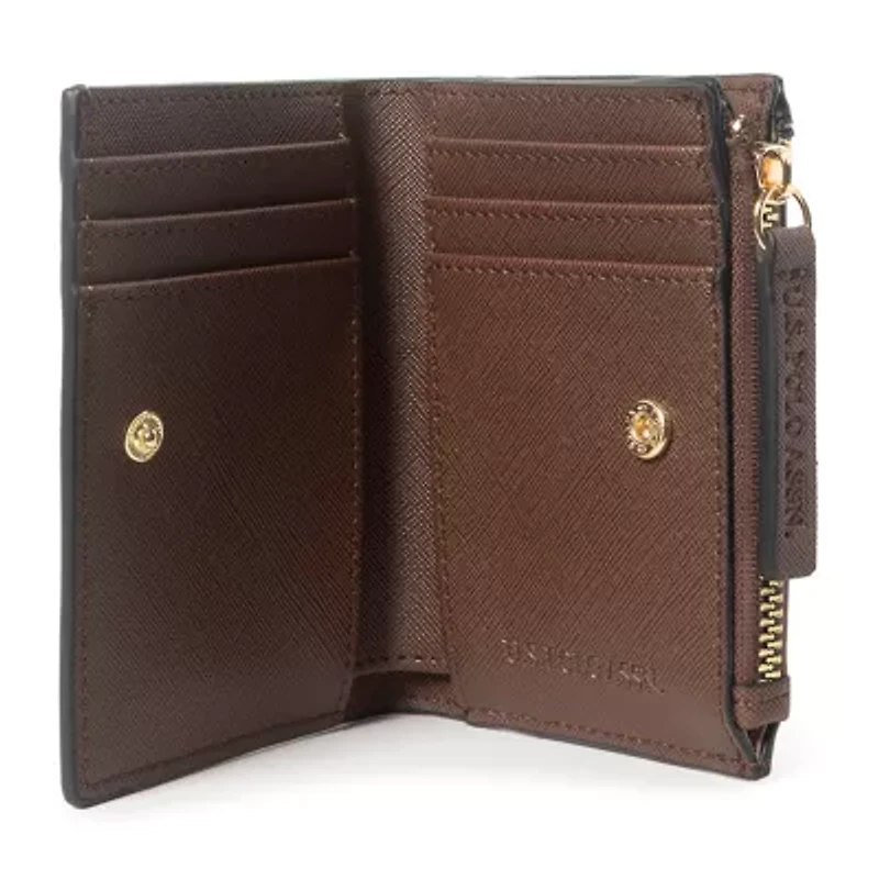 U.S. Polo Assn. Zip Womens Bifold Wallet