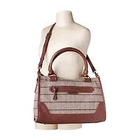 Frye and Co. Plaid Satchel