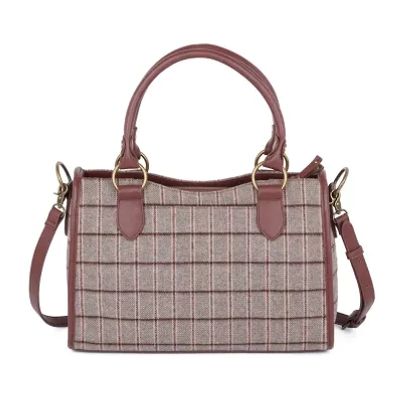 Frye and Co. Plaid Satchel