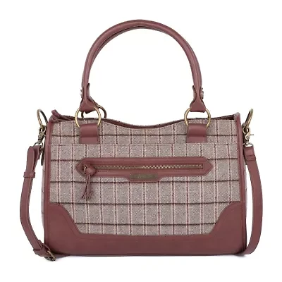 Frye and Co. Plaid Satchel