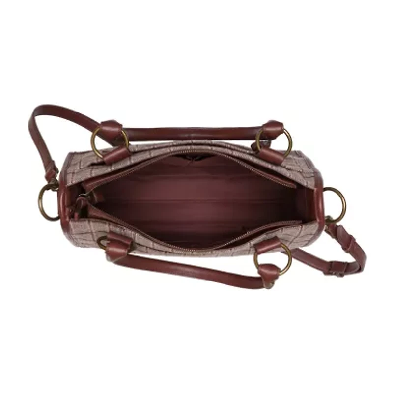 Frye and Co. Plaid Satchel