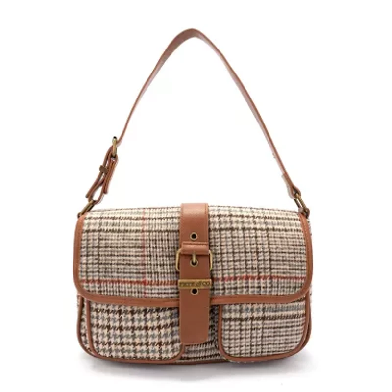 Frye and Co. Maisie Plaid Shoulder Bag