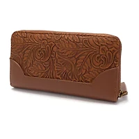Frye and Co. Womens Zip Around Wallet
