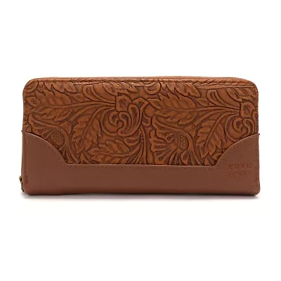 Frye and Co. Womens Zip Around Wallet