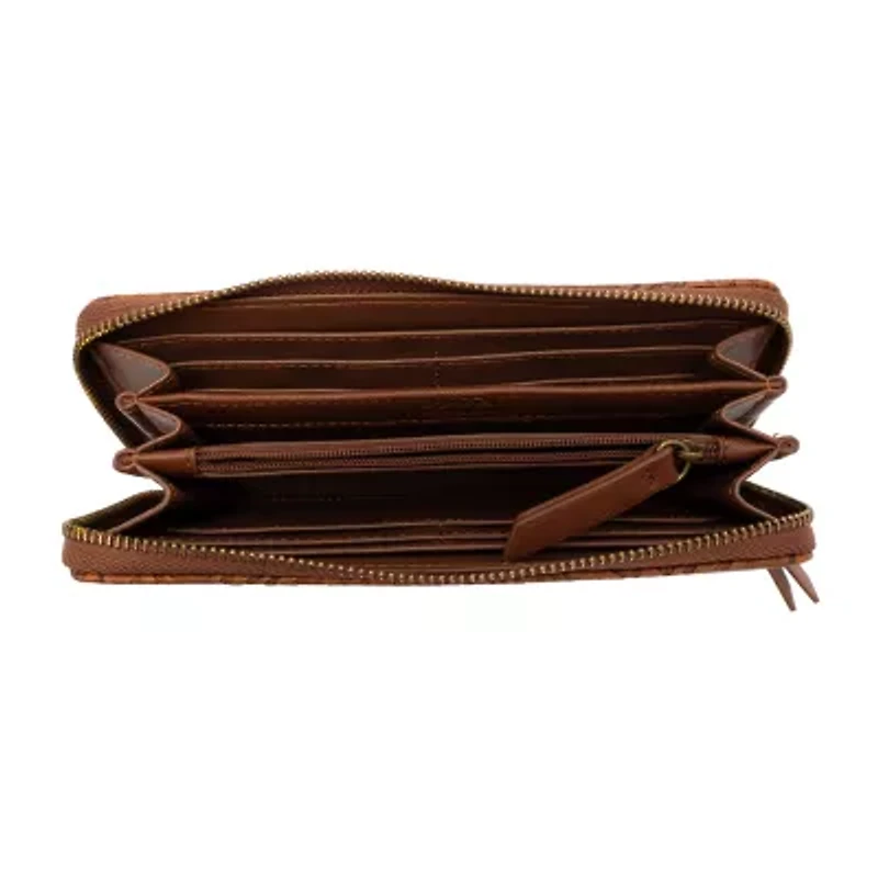 Frye and Co. Womens Zip Around Wallet