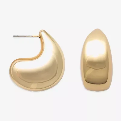 Bold Elements Gold Tone Womens Drop Earrings