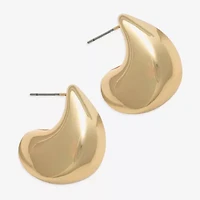 Bold Elements Gold Tone Womens Drop Earrings