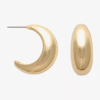 Bold Elements Gold Tone Womens Drop Earrings