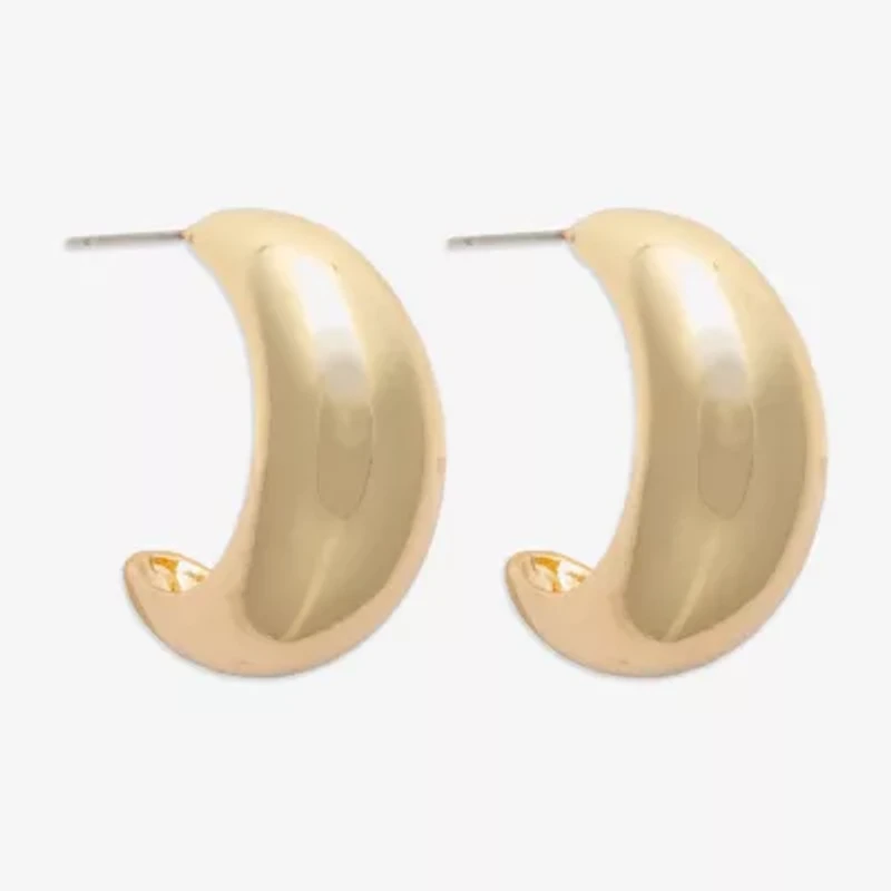 Bold Elements Gold Tone Womens Drop Earrings