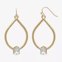 Bold Elements Gold Tone Womens Drop Earrings