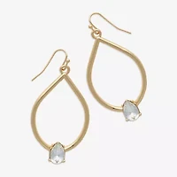 Bold Elements Gold Tone Womens Drop Earrings