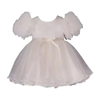 Bonnie Jean Baby Girls Short Sleeve Ruffled Fit + Flare Dress