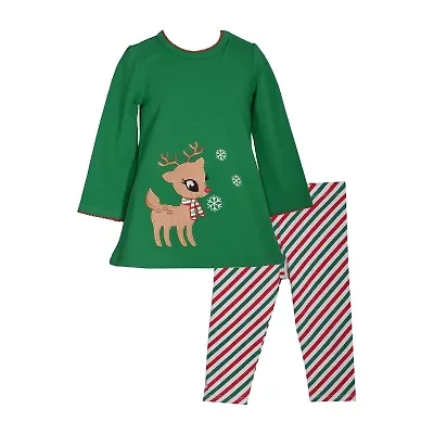 Bonnie Jean Holiday Baby Girls 2-pc. Legging Set